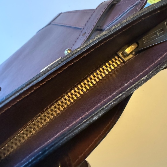 Vintage Brown Leather HIT Expandable Men’s Briefcase Attaché Bag Rare MINTY - Picture 13 of 14